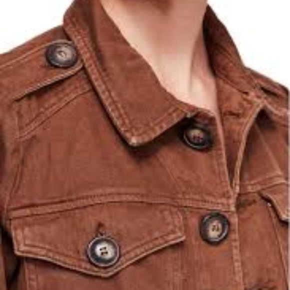 Sale 🍀Free People Eisenhower Denim Jacket - Picture 3 of 7